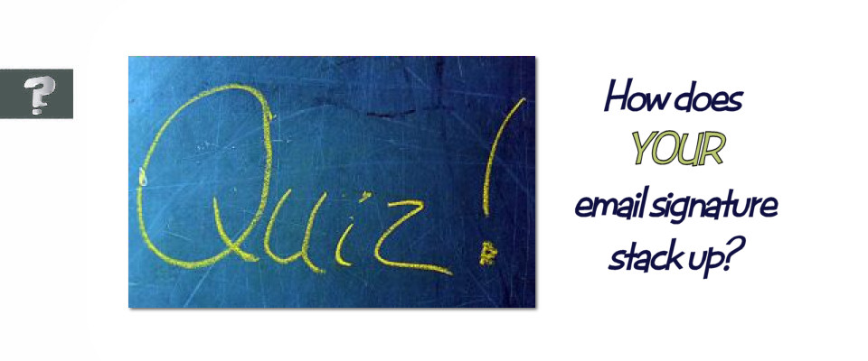 How does your email signature stack up?