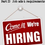 Part 2 Job ads and requirements